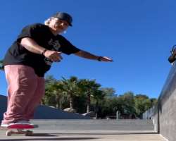John is also a good skateboarder.